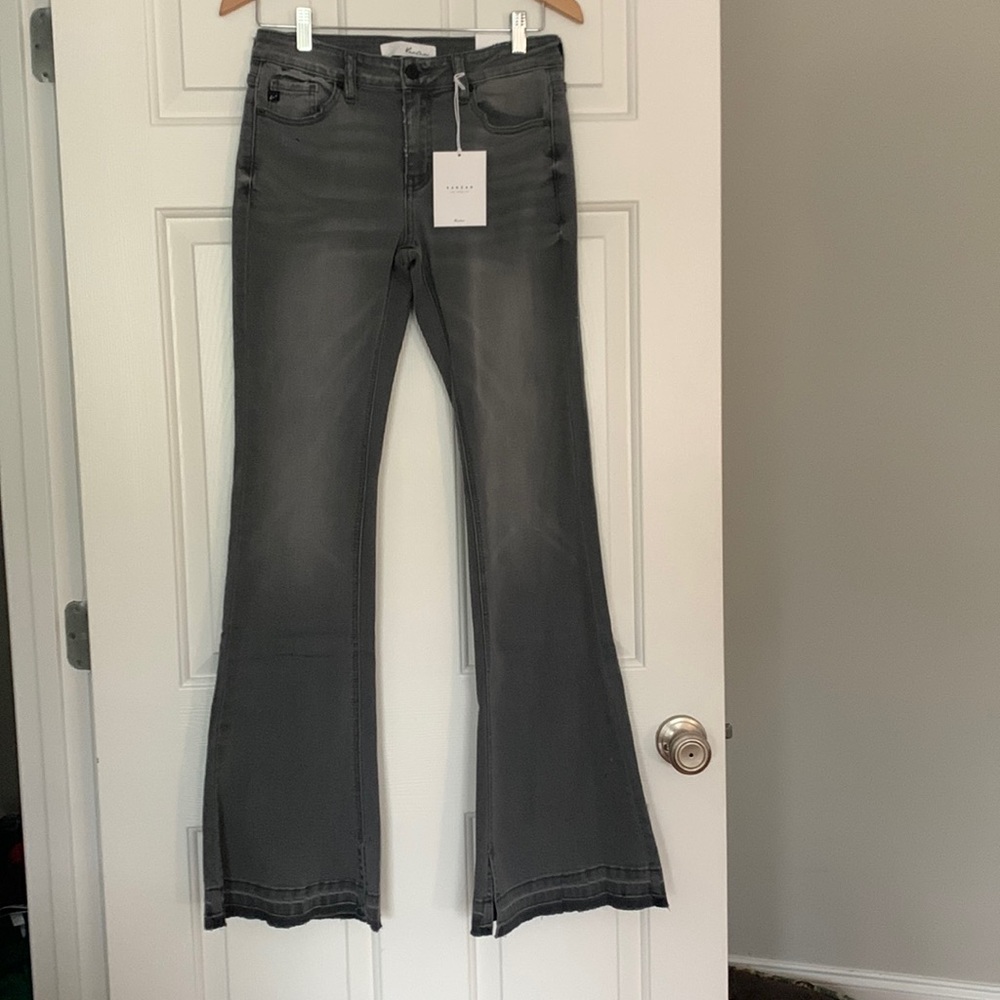 Aimee High rise flare denim
